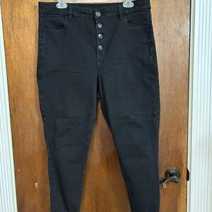 American Eagle Outfitters Black High Rise Jeans